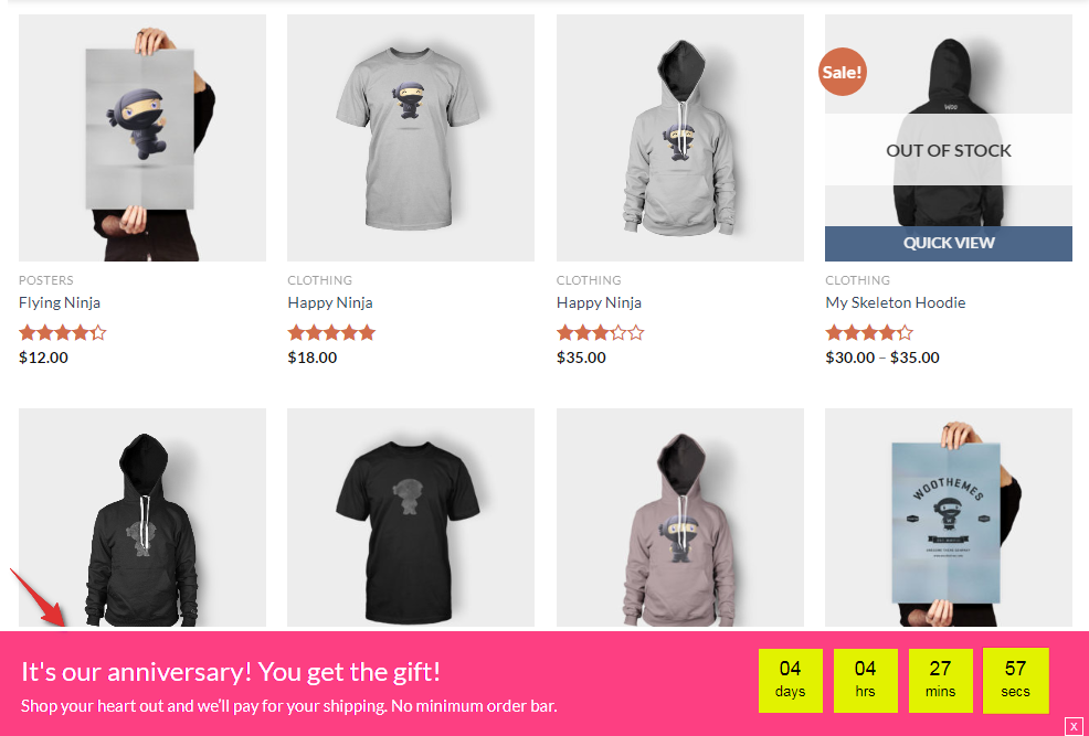 WooCommerce Free Shipping Offer Coupon Code